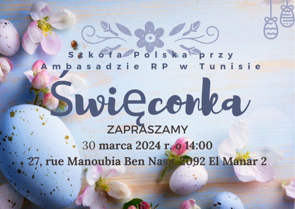 Zapraszamy na Święconkę !